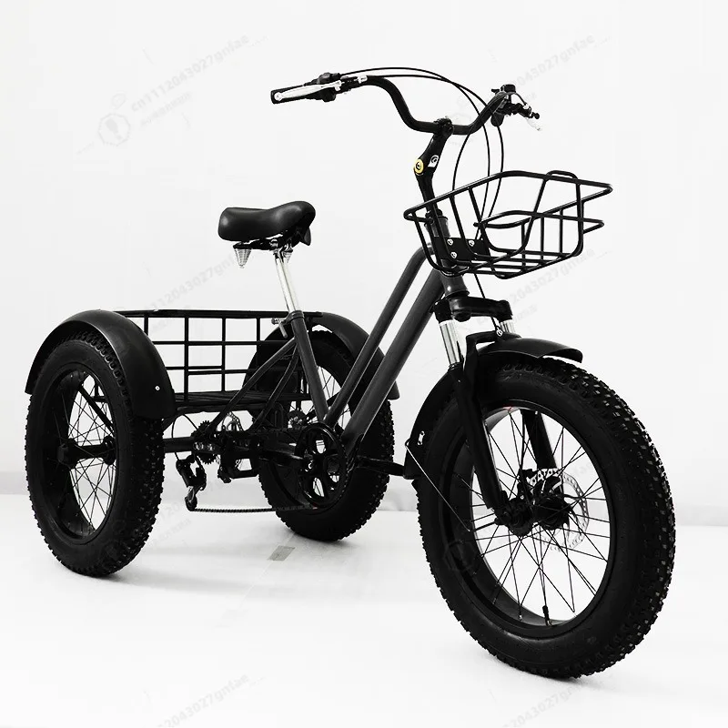Wide Tire Pedal Bicycle 20 Inch Wide Tire Tricycle Pedal Snow Tricycle