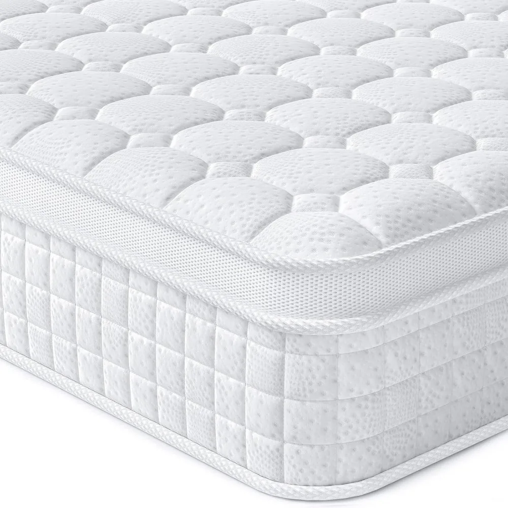 12 Inch Multilayer Hybrid California King Mattress - Multiple Sizes & Styles Available, Ergonomic Design