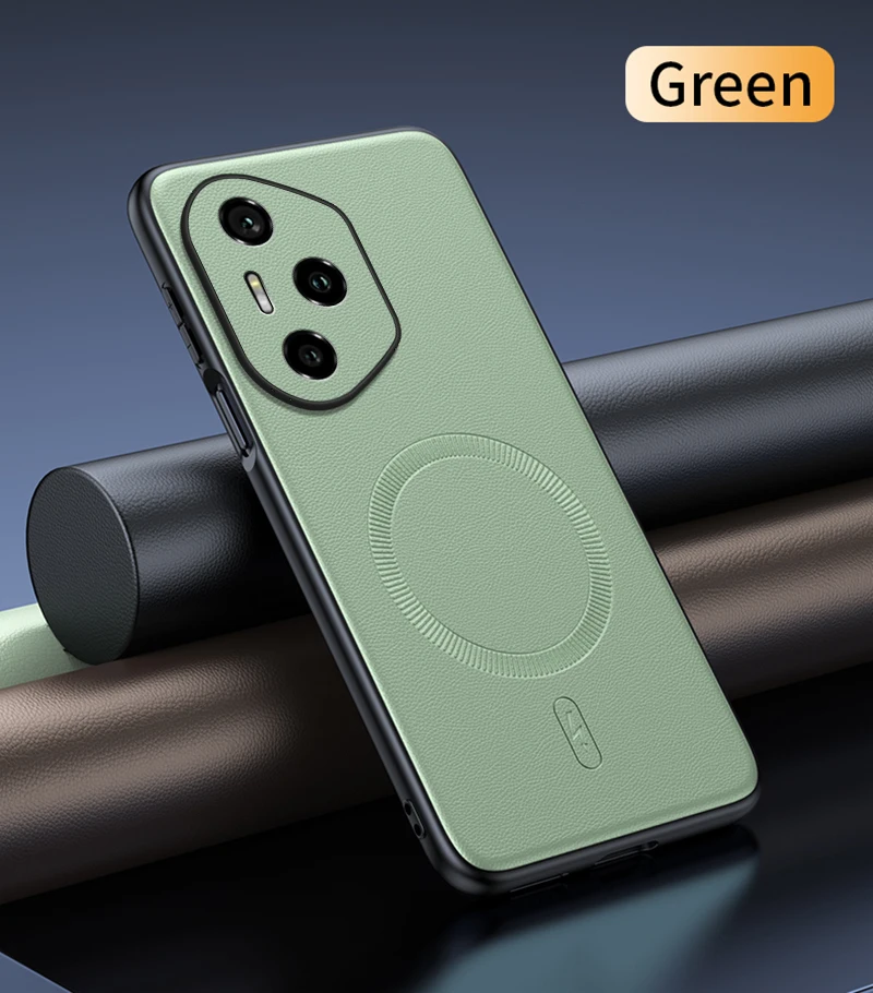 Per Honor 300 Pro Custodia protettiva in pelle magnetica per Honor 300 Pro PC + TPU antiscivolo anti-impronte di alta qualità