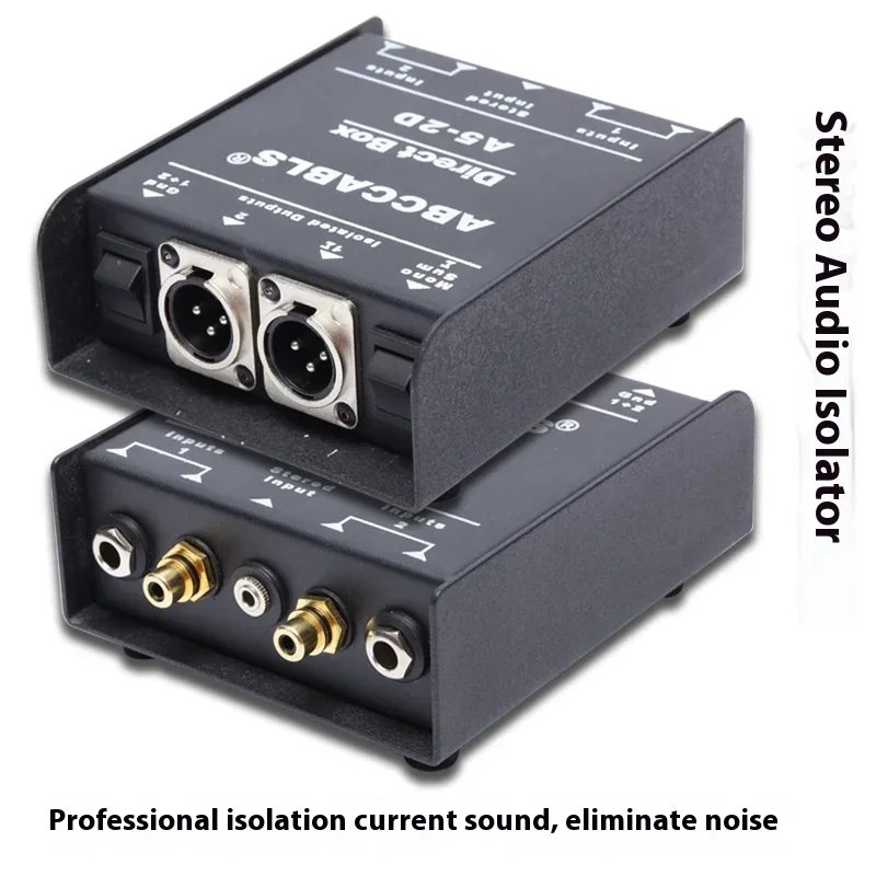 Professional Audio Isolator 6.35 Anti-Interference Noise Canceller Signal Noise Filter Current Sound Audio Video Accessories
