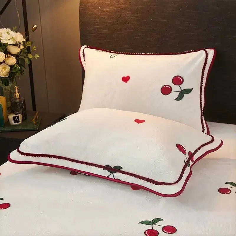 2 uds 48x74cm funda de almohada de terciopelo de franela invierno cálido suave funda de almohada con estampado activo ropa de cama fundas de almohada decorativas fácil de limpiar