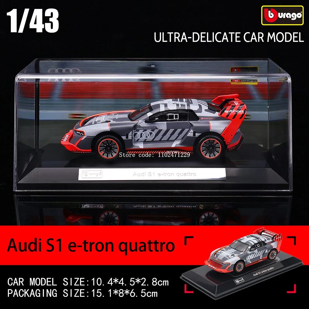 Bburago 1:43 Lamborghini Porsche 911 RSR Audi Alpha Romeo racing model simulation car model alloy car toy male collection gift