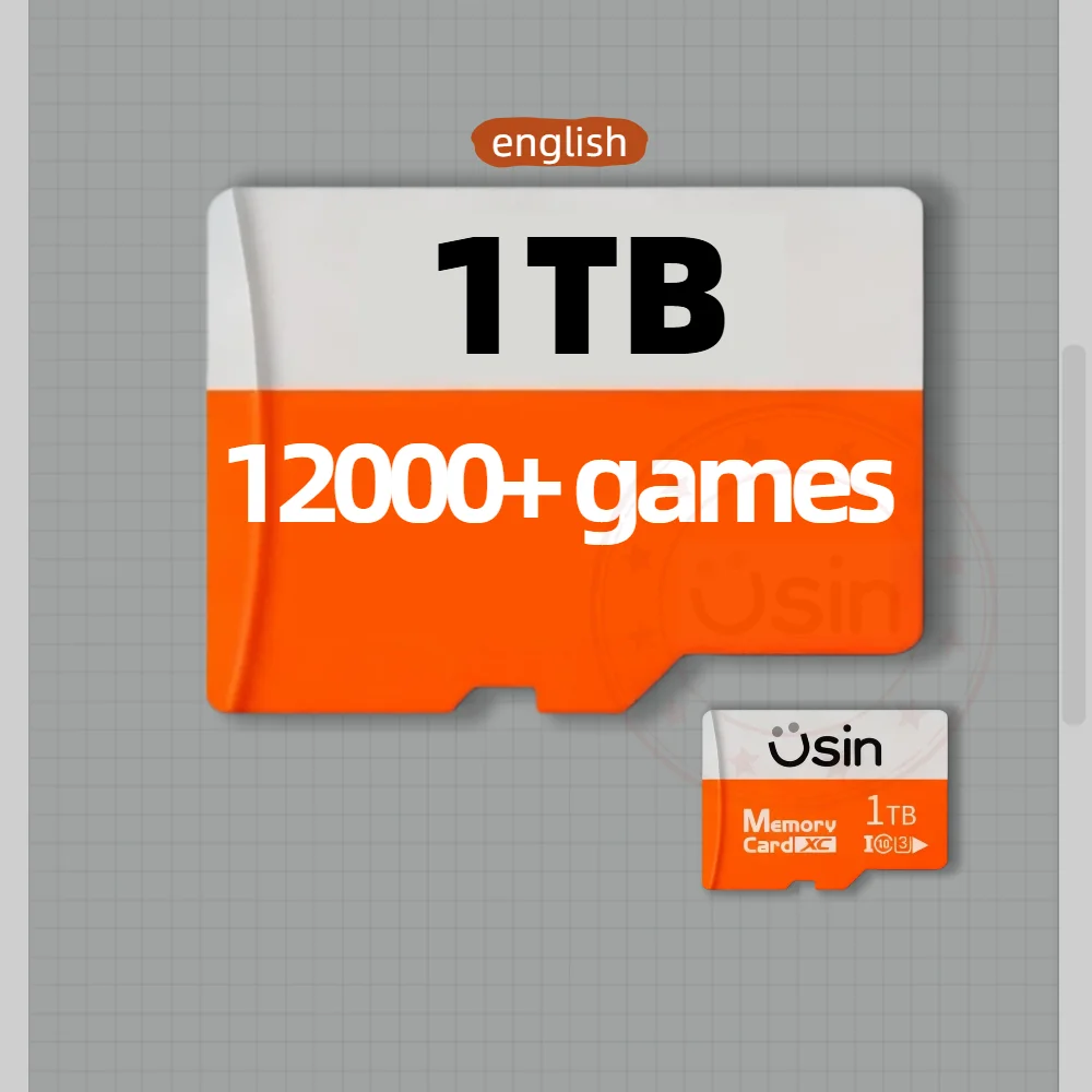 Karta SD z grami do Retroid Pocket 6 5 Mini Flip 4 3 2S RP6 RP5 RP4 RP3 RP2S RPRPLIP RPMINI Konsola Przenośna Retro Pamięć TF — zdjęcie produktu 4