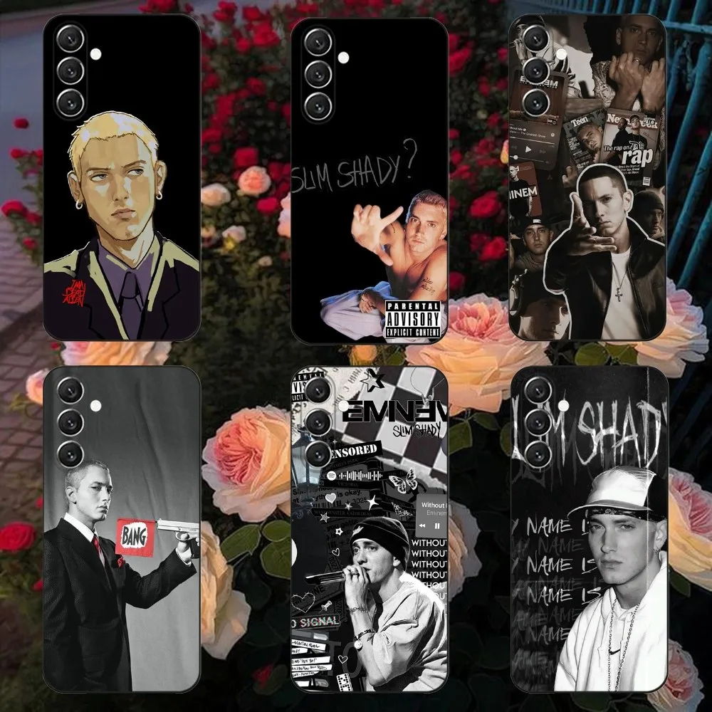 Hiphop Slim Shady E-Eminems Phone Case For Samsung Galaxy A13,A21s,A22,A31,A32,A52,A53,A71,A80,A91 Soft Black Cover