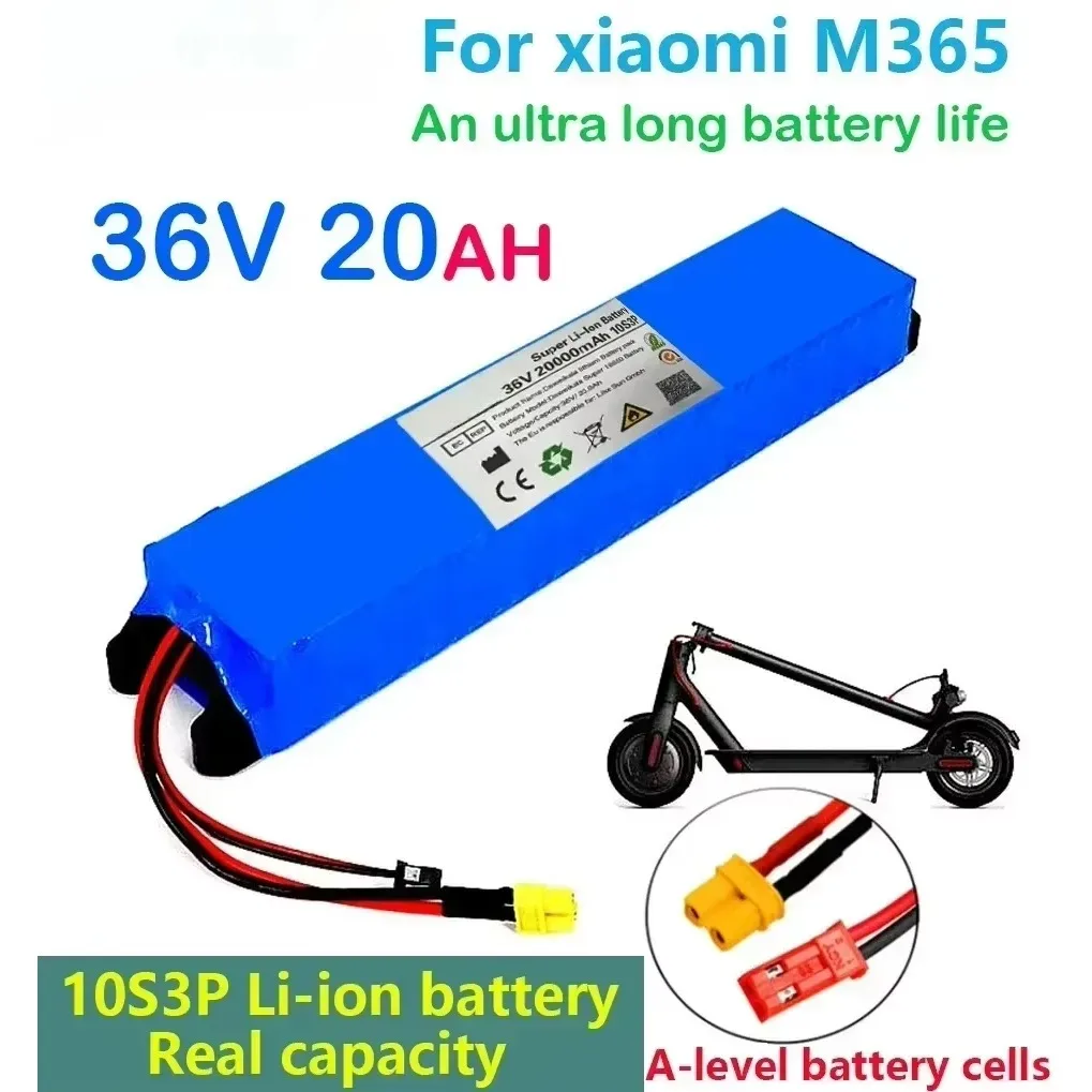 100% Nieuwe M365 Originele 36V 30Ah Kick Scooter Batterij 36V 30000mAh Elektrische Scooter Batterij BMS Printplaat - afbeelding 2