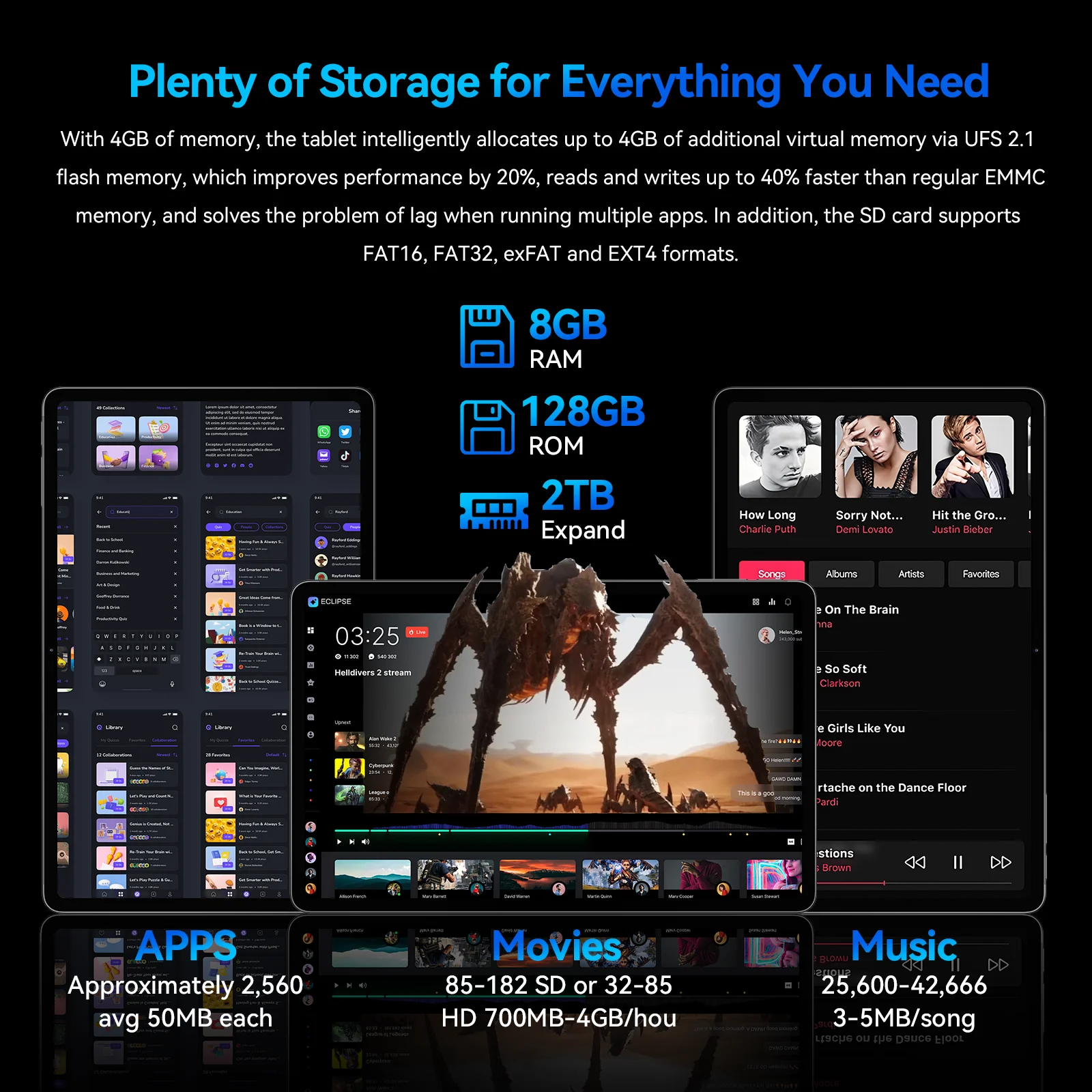 Headwolf WPad6B Tablet WiFi Android 15 CPU T615 da 10,1 pollici, FHD 1920 * 1200, 8+12 GB di RAM + 128 GB di ROM/Widevine L1/6000 mAh