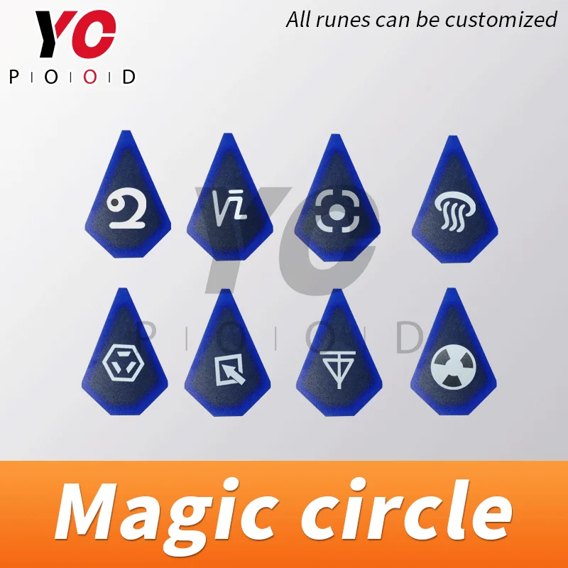 Escape Room Magic Puzzle Magic Circle Escape Game Props Place card in correct place to solve puzzle Escape Gadget