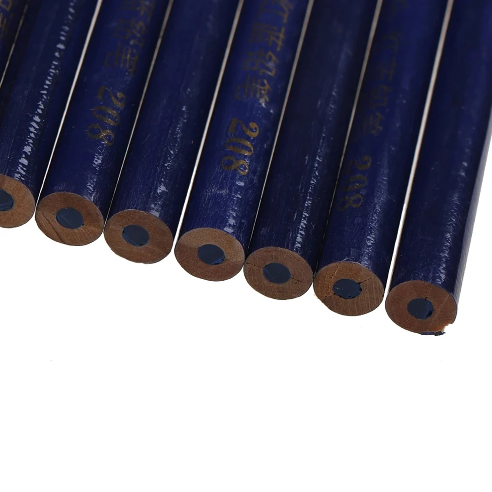 10PCS Double Colored Pencils Carpenter Special-Purpose Pencils Drawing Pencil Woodworking Hand Tools Ellipse Mark Pen