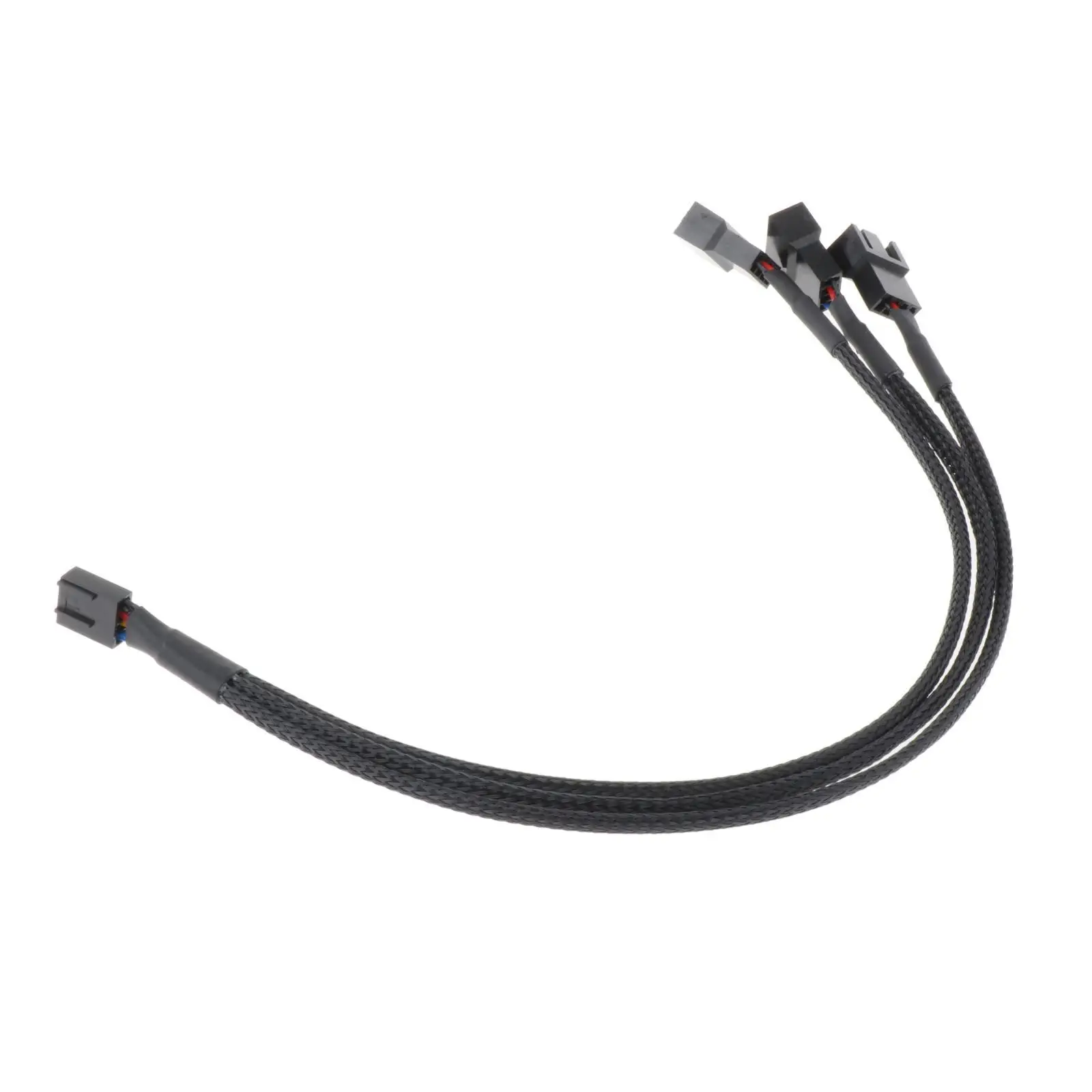 Cable divisor PWM de 4 pines Cable conector de ventilador de PC Adaptador PWM para