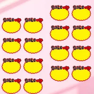 

50 шт., знаки цены на рынке, яркие цветные рекламные бирки, жесткая бумага для розничной торговли, бизнес-гаража, распродажи,raisers