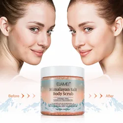 Sal do Mar-Esfoliação Corporal Limpadora, Remove a Pele Morta, Ilumina o Tom da Pele, Reduz a Acne, 250g