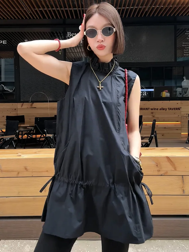 

Корейский модный топ с поясом, удобный для повседневной носки, универсальный, для женщин, больших размеров, летняя новинка