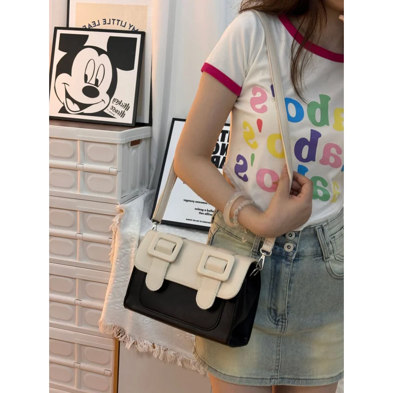 

American Retro Small Square Bag2024New High-Grade Satchel Niche Crossbody Bag Fashion All-Match Shoulder