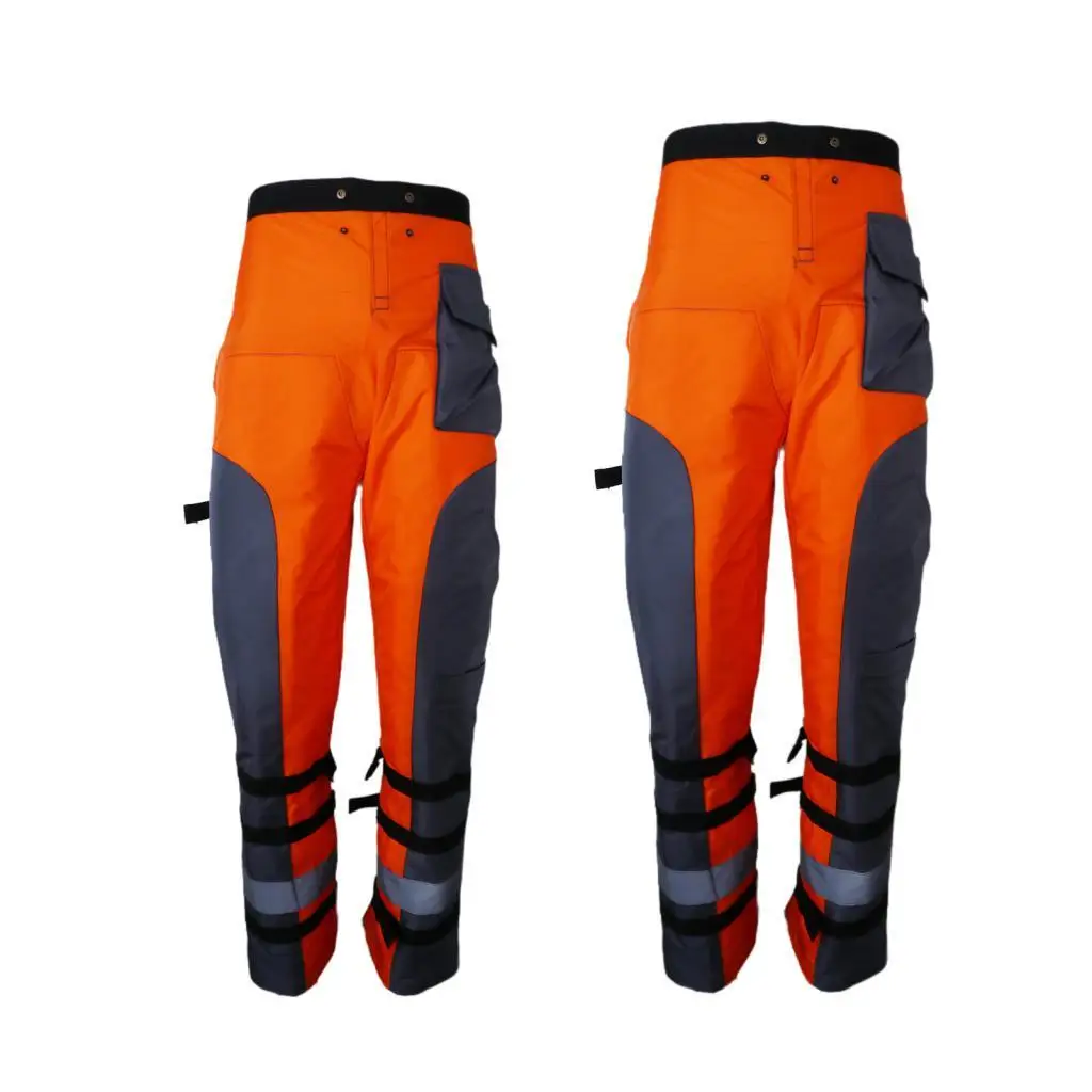 Protective Chainsaw Gear 9 Layer Chaps with Quick Release Adjustable Waist Durable Polyester for Logging and Brush Work