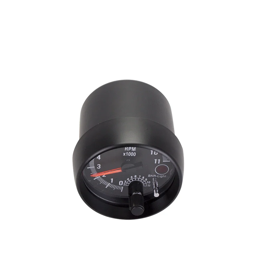 7-color Backlight Car Tachometer Gauge 0-11000 RPM  Tacho Gauge for 1/2/3/4/5/6/7/8 Cylinder Car Meter Pointer Interior Parts