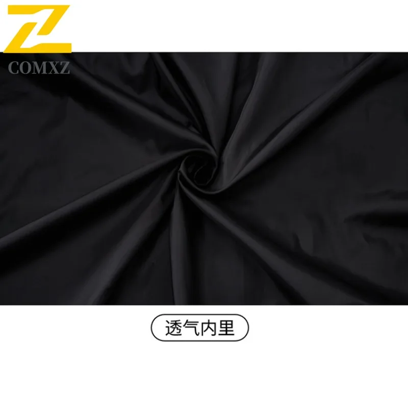 COMXZ Warm Thick Cotton Padded Jacket Trendy Solid Color Snowy Puffer Jacket Streetwear High-Quality Winter Jacket Mens Clothing