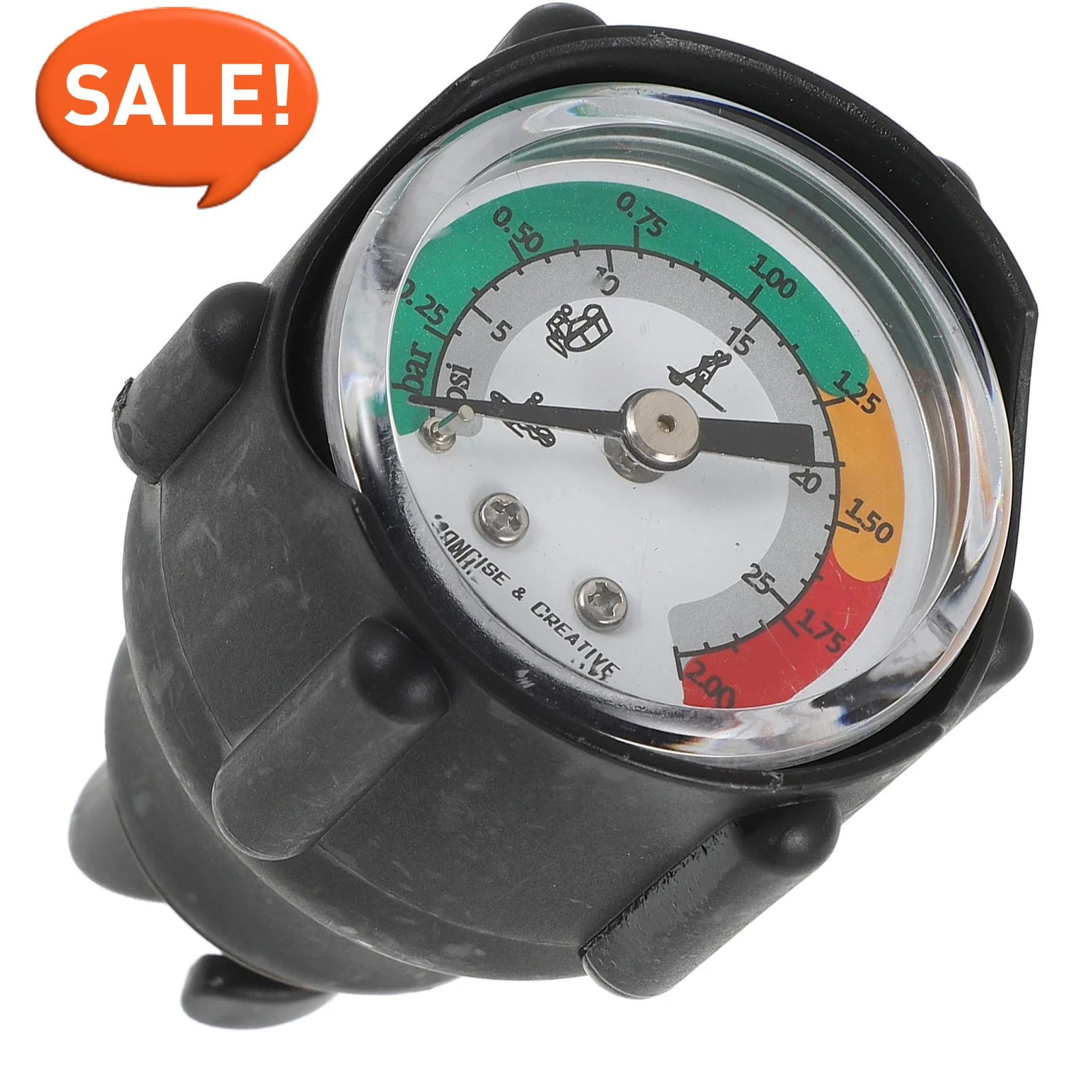 

120PSI Digital Air Pressure Gauge - Inflatable Boat/Kayak Tester, Water Sports Accessories