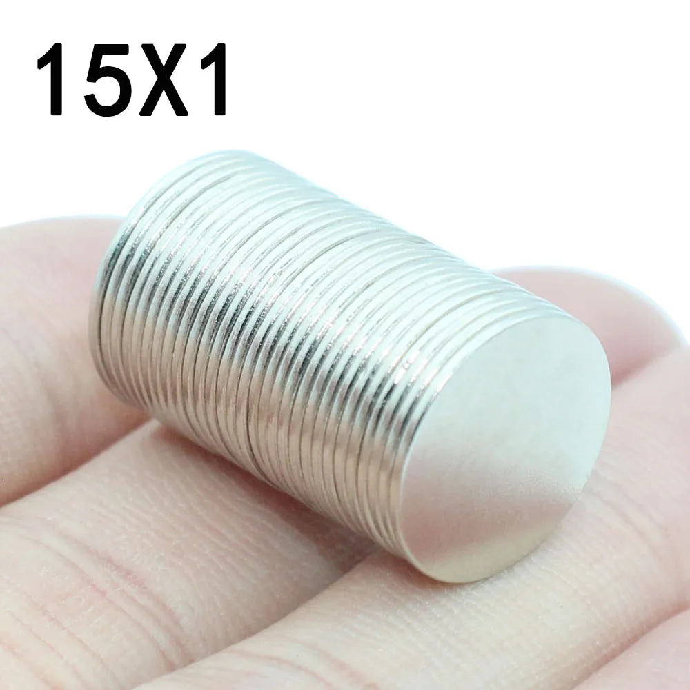 5/10/15/20/30 Pcs 15x1 Neodymium Magnet 15mm x 1mm N35 NdFeB Round Super Powerful Strong Permanent Magnetic imanes Disc 15*1