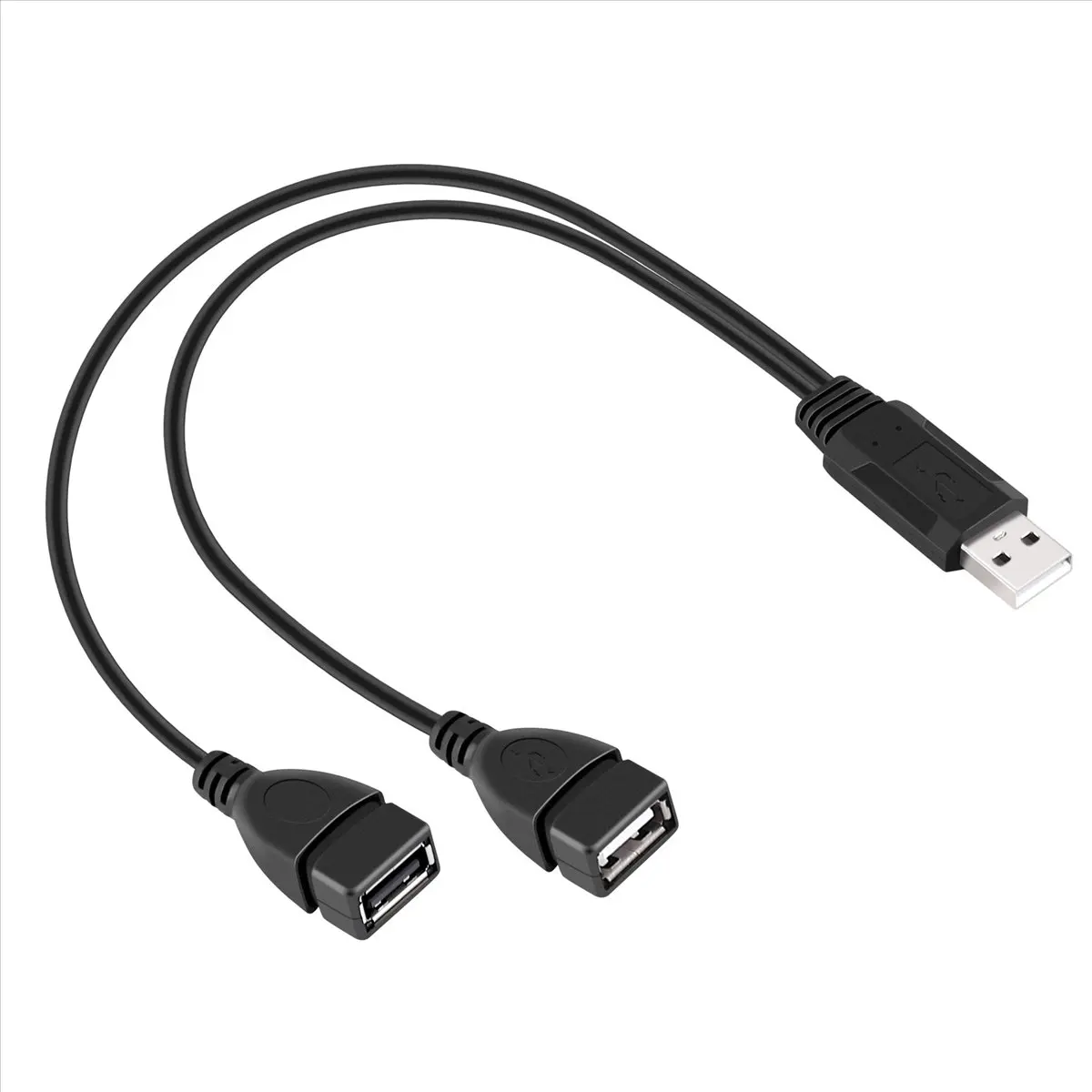 DT85 USB 2.0A Male auf 2 Dual USB Female Jack Y Splitter Verteiler Adapter Kabel