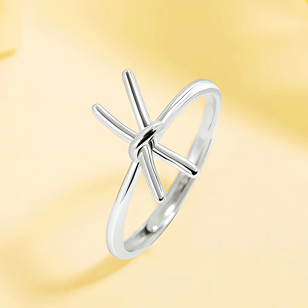 925 Sterling Silver Personality Twine Adjustable Finger Ring Irregular Geometry Open Size Ring For Women Fine Jewelry Party Gift