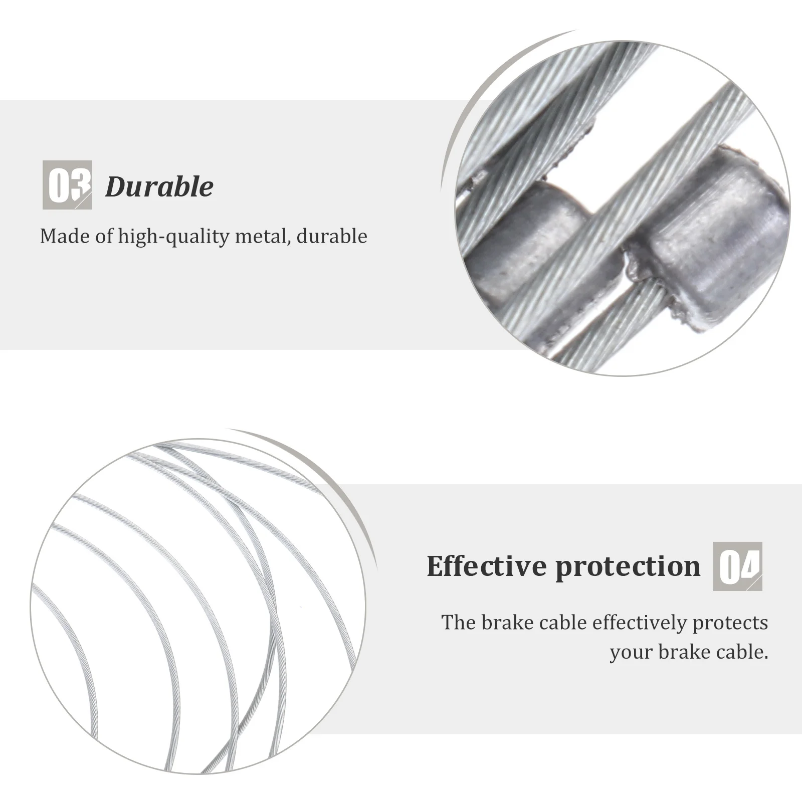 

20Pcs Bicycle Brake Cable Protection Tube Ptfe Sleeve Lubricated Core for Mountain Road Bikes Shifting Wire Core