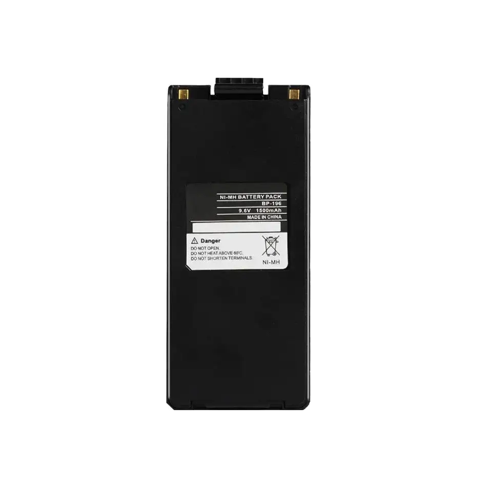 BP-195 BP-196 1500mAh Walkie - Talkie Battery For Icom IC-T22 IC-T42 IC-A4 IC-F3S IC-T2A IC-40S Replaceable High-Performance
