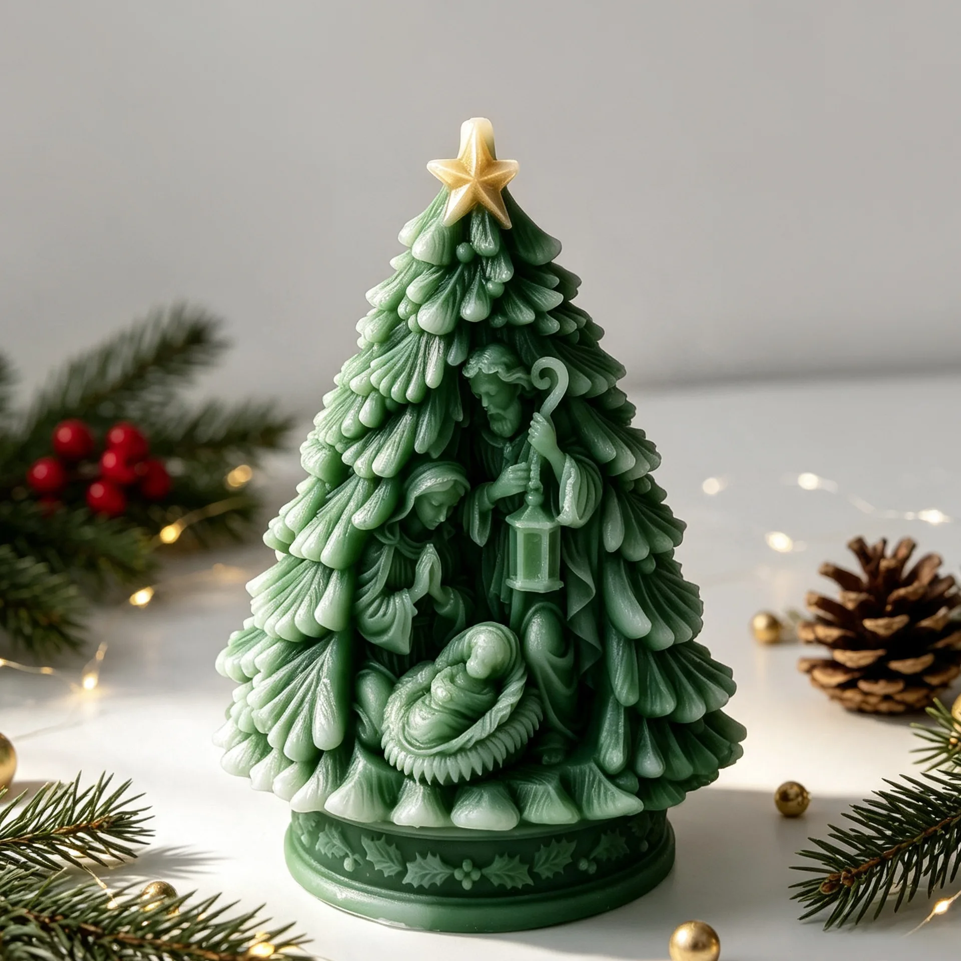 Christmas Ornament Mold 3d Aromatherapy Candle Mold Gypsum Diffuser Mold Flexible For Aromatherapy Candles Christmas Decoration