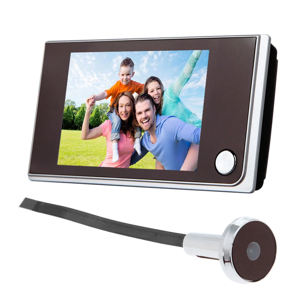 Electronic Peephole Door Camera Viewer Hardware New LCD Color Screen Digital Doorbell 120 Degree Door Eye Doorbell