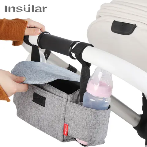 Insular Diaper Bag Baby Milk Bottle Insulation Bags Mummy Storage Bag For Baby Stuff Collection Stroller Accessories Baby Care