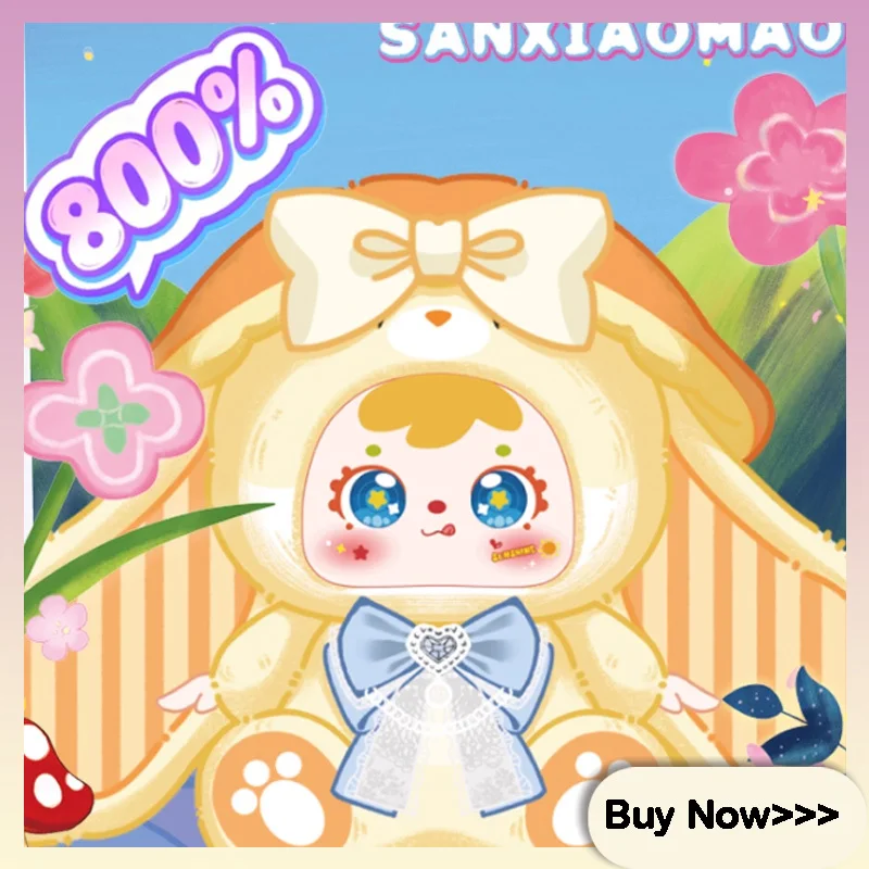 

Samuel Fluffy Ear Fairy Traces 800% Series Blind Box Cute Accompany Doll Exquisite Bedroom Decoration Surprise Mystery Box Gift