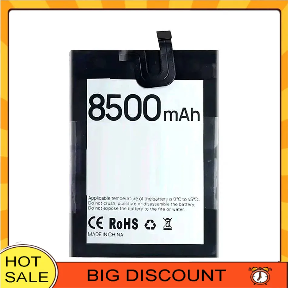 

Mobile Phone Battery 8500Mah For Doogee S97 Pro BAT21ZN1318500 Fast Charging
