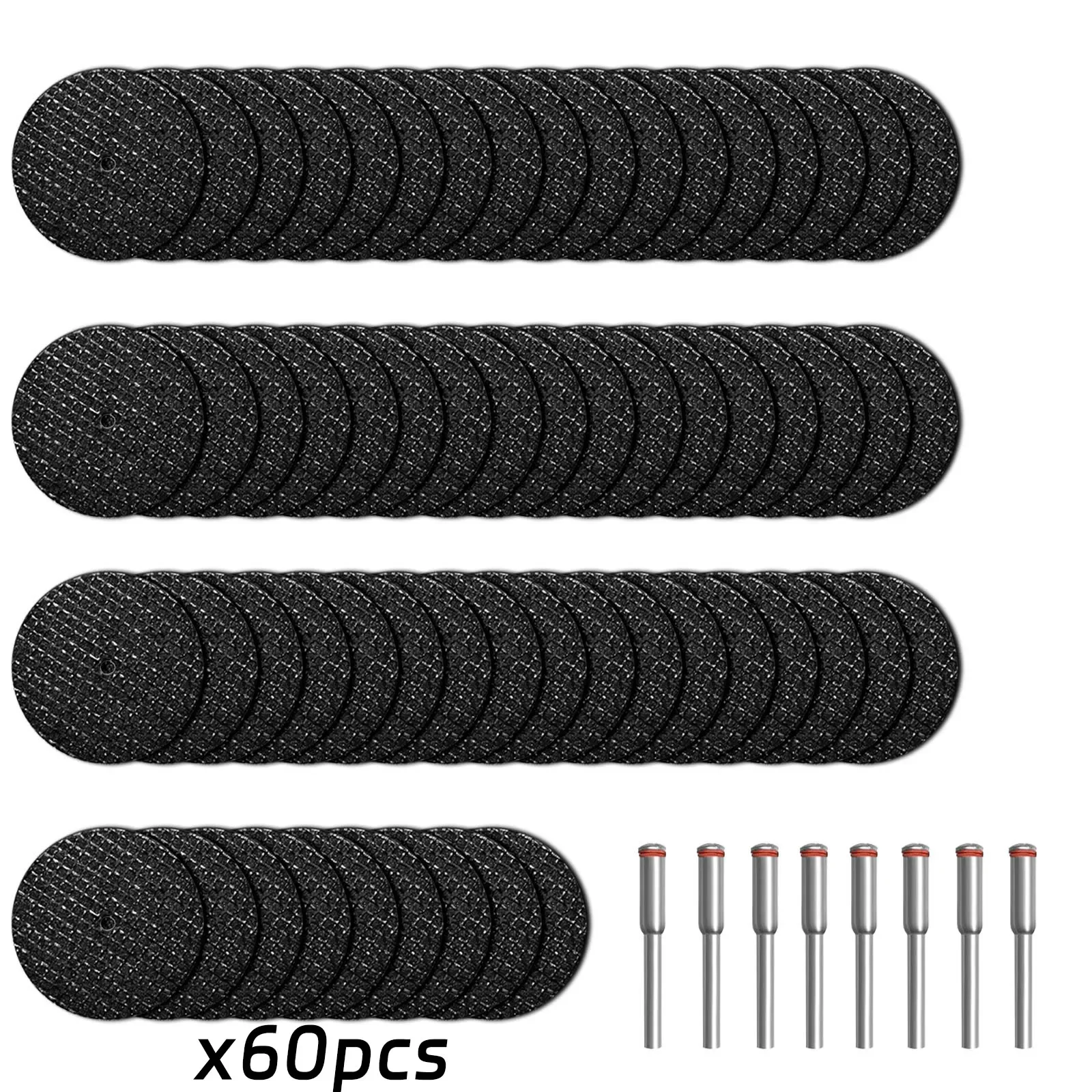 

60 шт. отрезные диски для вращающегося инструмента 1-1/4 дюйма, отрезные диски из армированного стекловолокна, аксессуары для вращающихся инструментов для резки металла