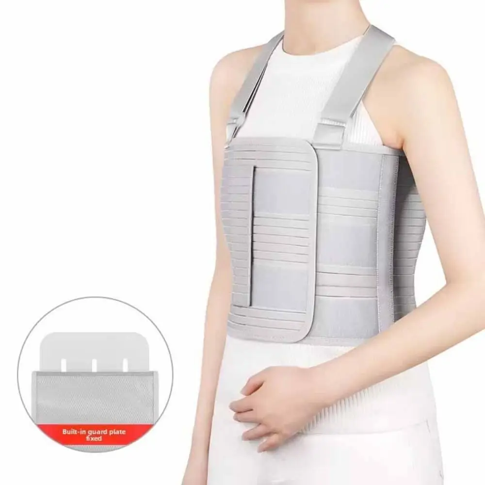Adjustable Rib Fixation Strap Breathable Elastic Chest Restraint Belt Comfortable Lumbar Corset Rib Fracture Fixation Band