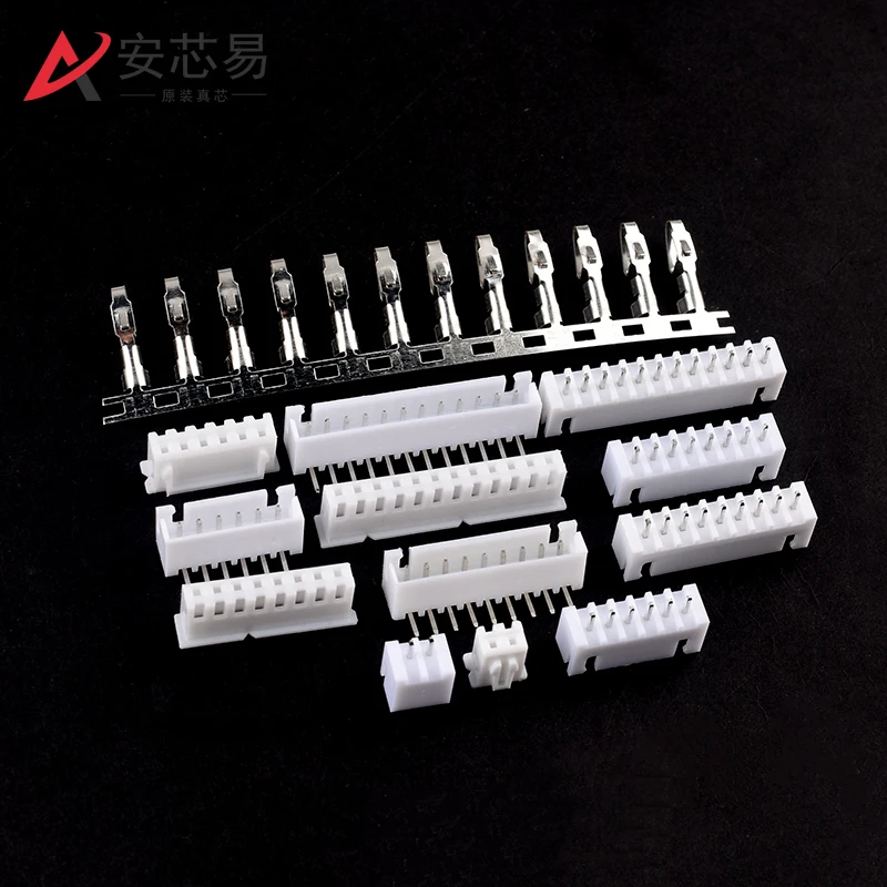 

50 sets XH2.54MM connector Connector + straight pin socket + Wiring terminal 2p/3/4/6/8/12P bent pin