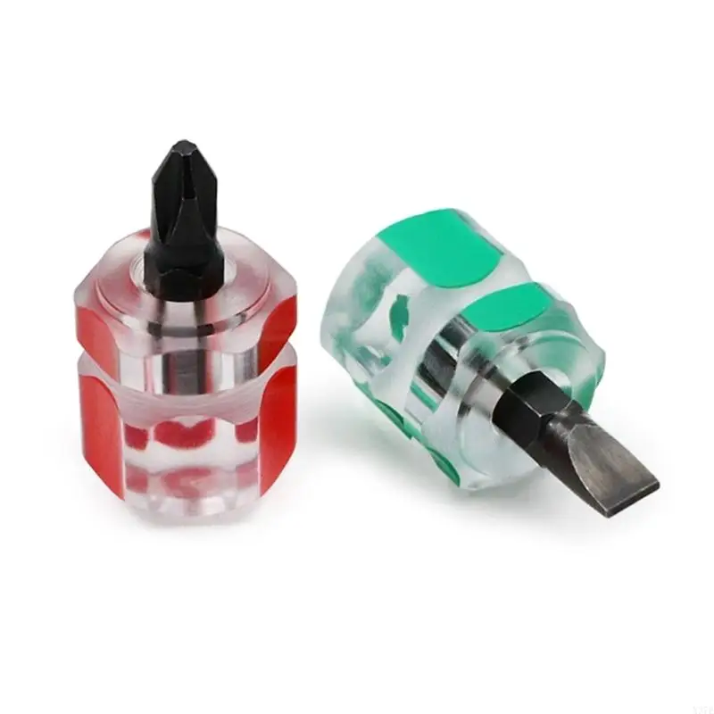 X37E Screwdriver Kit Set Mini Small Portable Radish Head Screw Driver Transparent Handle Car Repair Hand Tools Precision