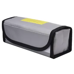 Lipo Safety Bag Square RC Battery Charging Sack 185*75*60mm Fireproof Explosionproof Charging Battery Safe Bag Protective Bag