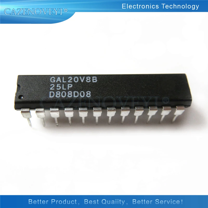 10pcs/lot GAL20V8B-25LP GAL20V8B-15LP GAL20V8B-10LP GAL20V8 DIP-24 In Stock