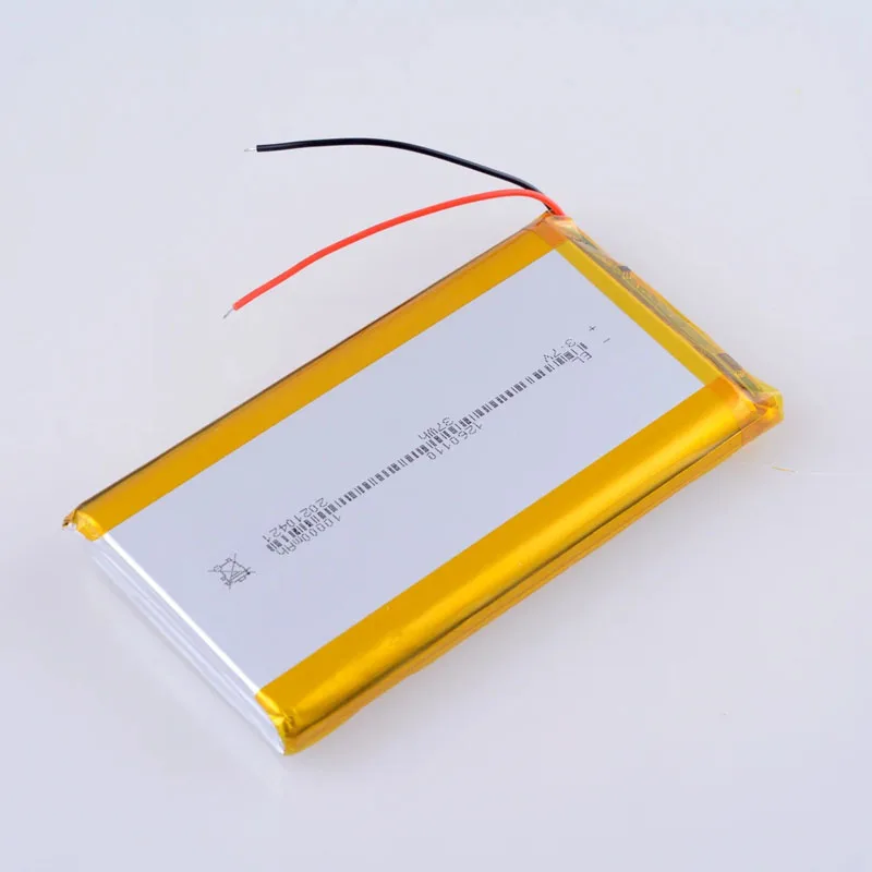 3.7V 10000mAh 1260110 Polymer Lithium Battery/lithium Ion Battery for Power Bank,GPS,100% Real Capacity