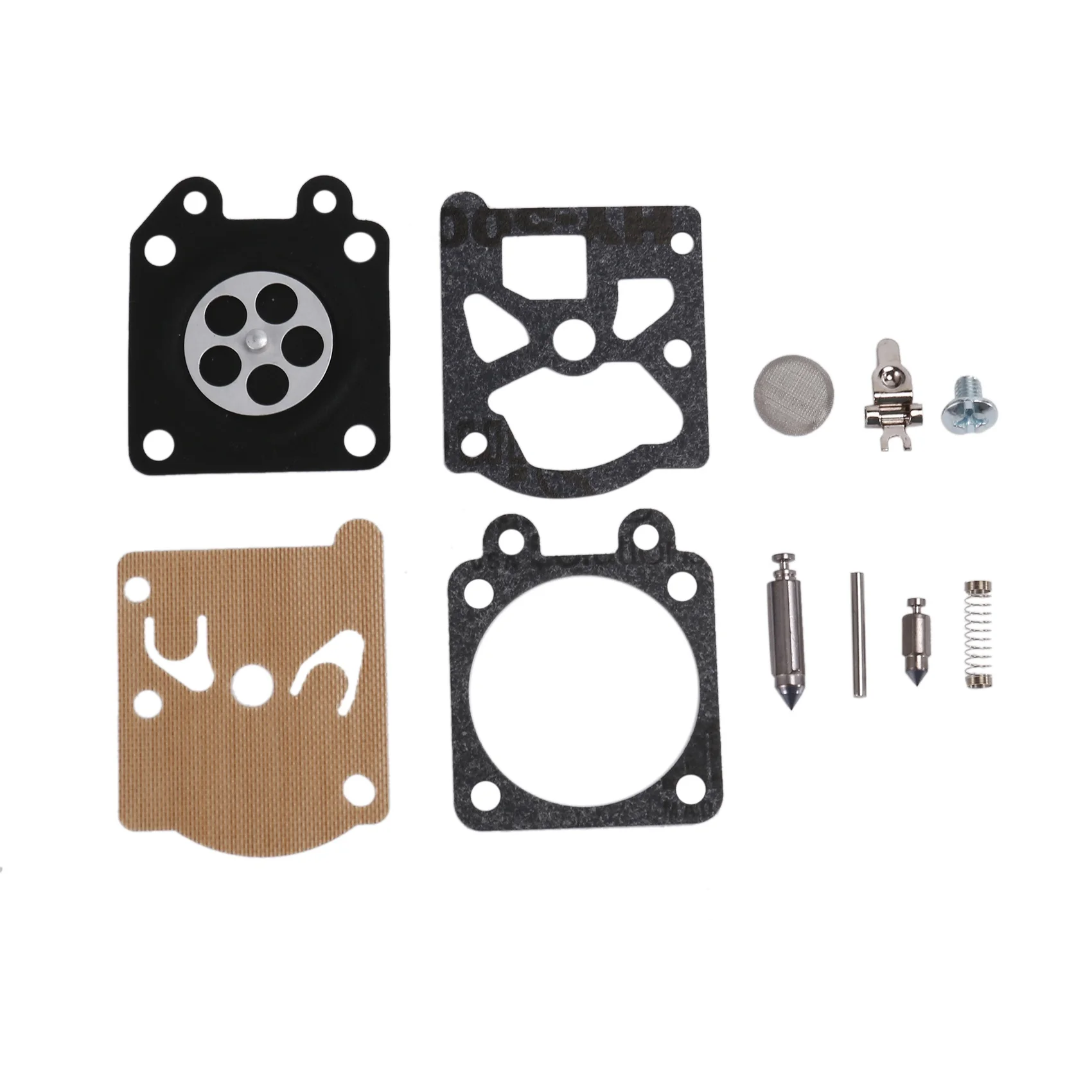 10Sets Carb Repair Kit K11-Wat for Stihl 024 026 MS240 Walbro Carburetor Diaphragm Gasket Float Valve Spring