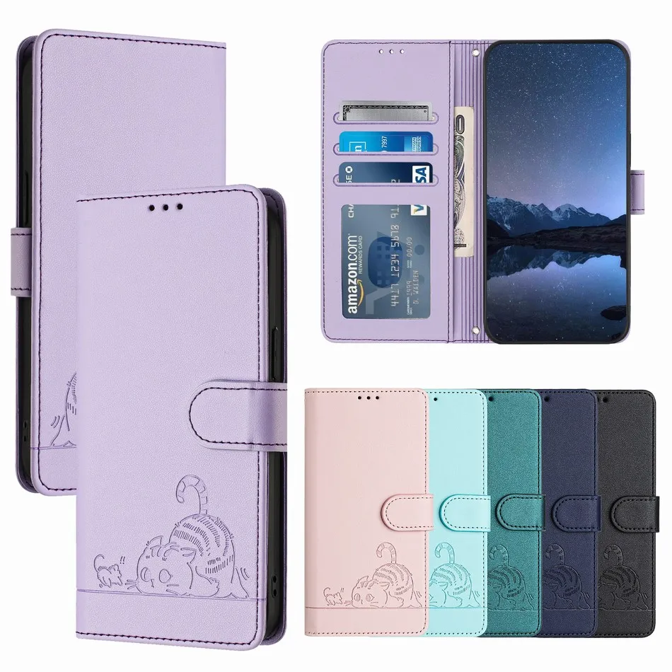 Pop Luxury RFID Blocking Leather Case For Samsung Galaxy S24 S23 S22 S21 S20 FE S10 Plus Pro Ultra 5G Card Storage Wallet Cover
