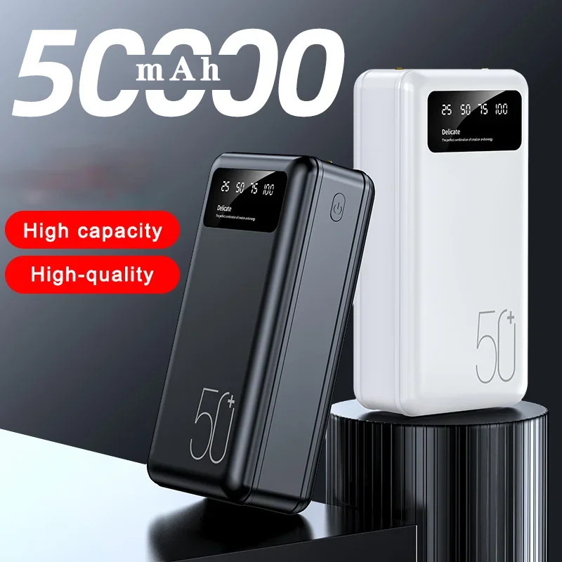 Fast charging power bank 50000mAh power banks & power station consumer electronics outdoor