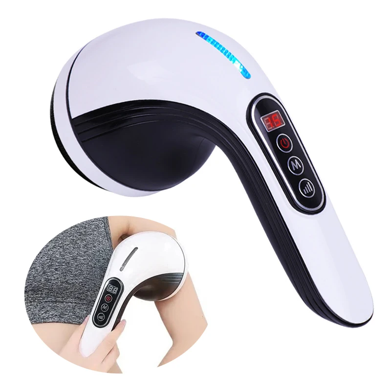 

Scraping Fat Pushing Machine Vibration Handheld Electric Back Waist Cervical Vertebra Multi-functional Massager Portable Home