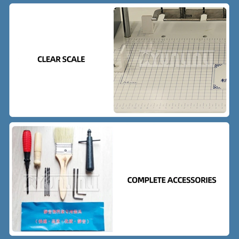 ماكينة ثقب الملفات الكهربائية 3 فتحات ماكينة تجليد الورق بسمك 4 سنتيمتر ماكينة ثقب البيانات فتحة 3/4/5 مللي متر XD-S40