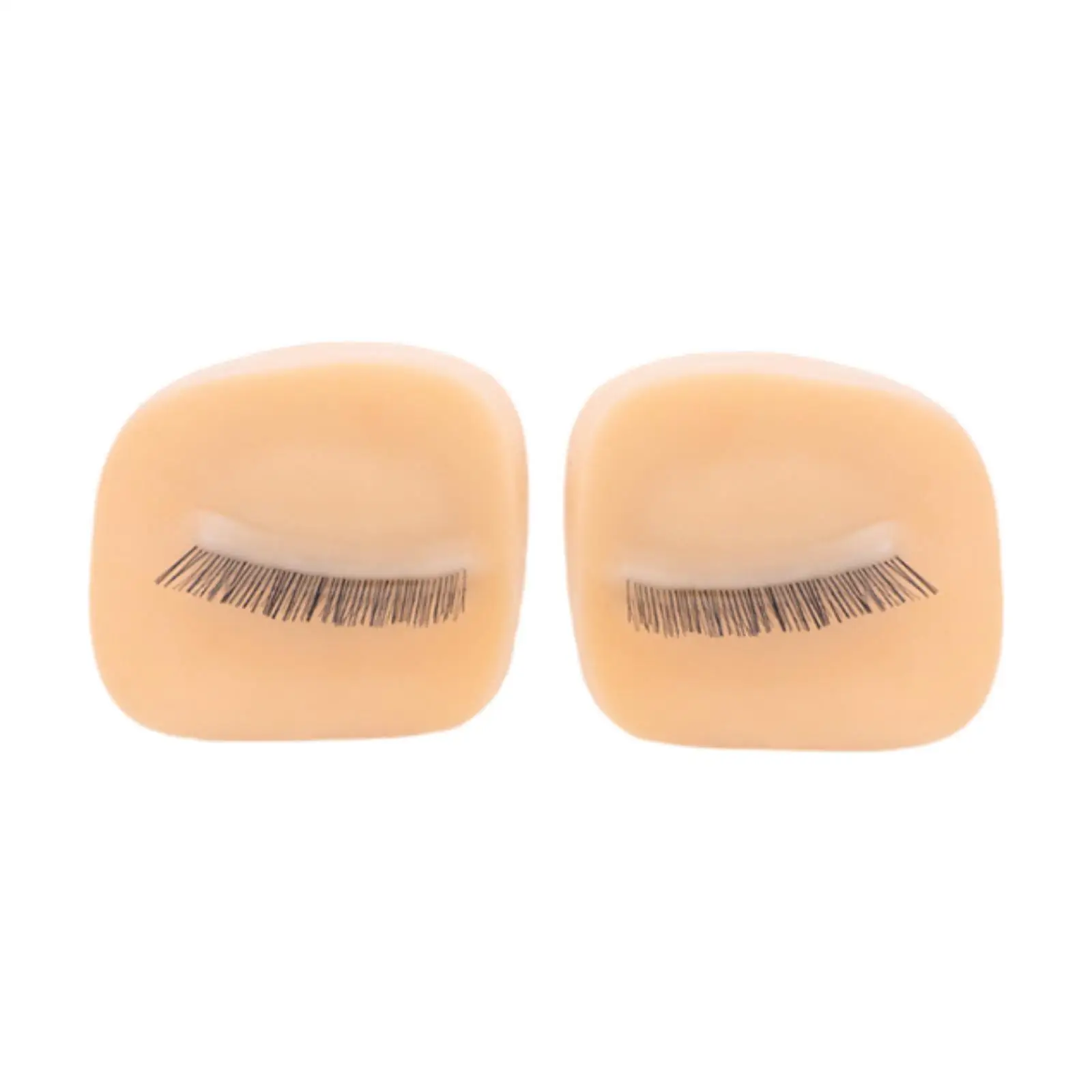 

Подушечка для наращивания ресниц, многоразовые мягкие на ощупь тренировочные принадлежности для ресниц, замененные веки, практика макияжа для начинающих