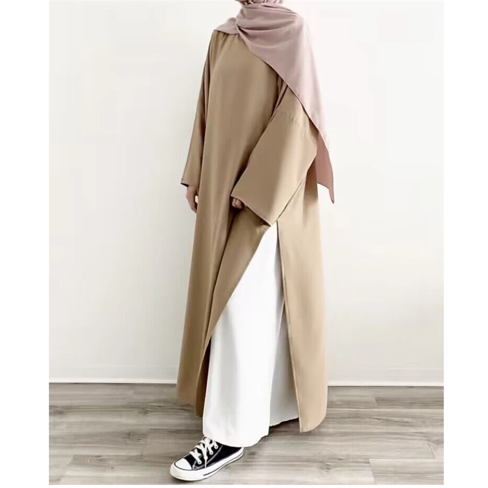 Abito modesto in 2 pezzi Set musulmano Abbigliamento islamico Dubai Turchia Abaya Donna Abito arabo Caftano Eid Ramadan Abaya Indumento di preghiera