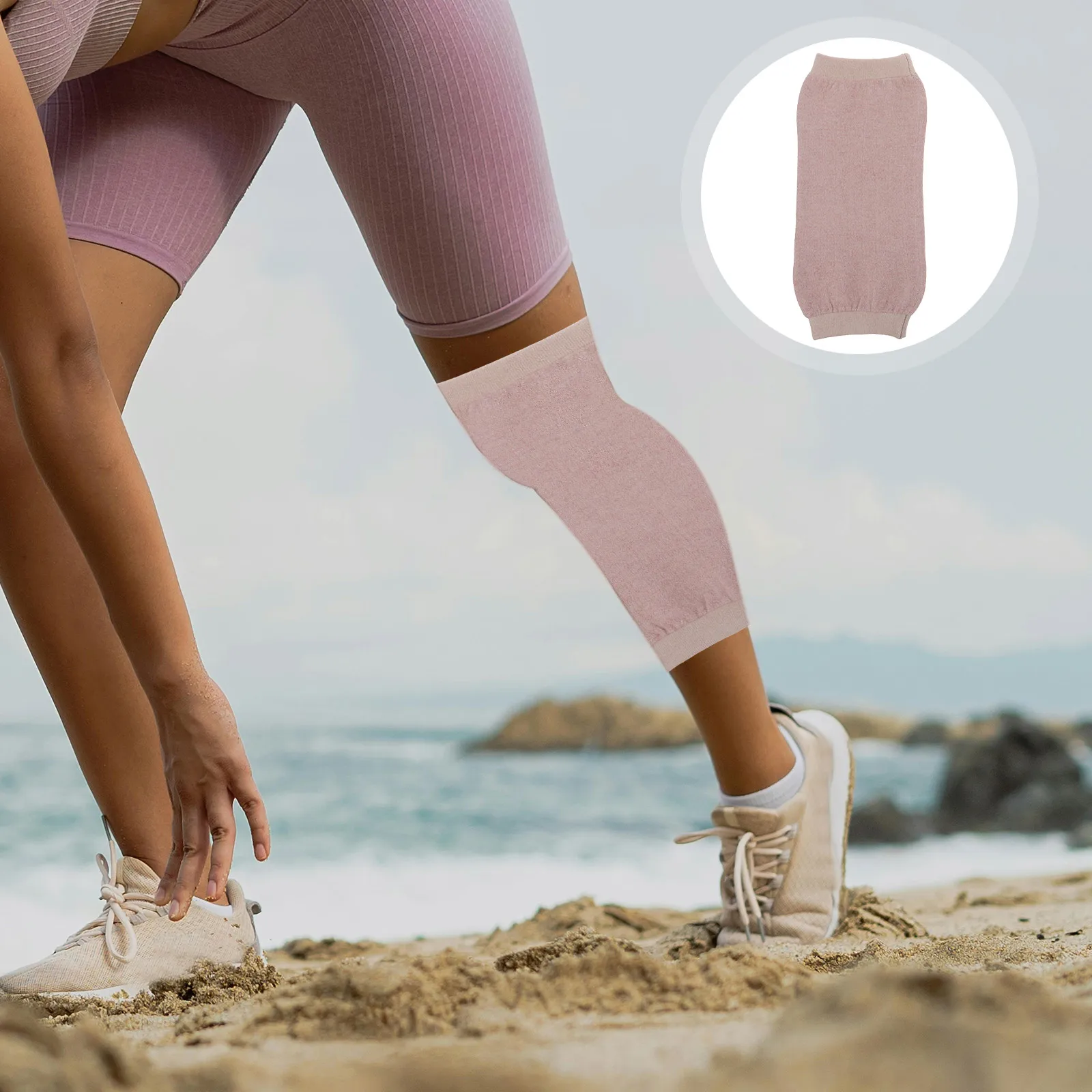 

2pcs Warm Knee Support Lightweight Ergonomic Sleeve For Sports Running Hiking Basketball Football Protector Pad Health