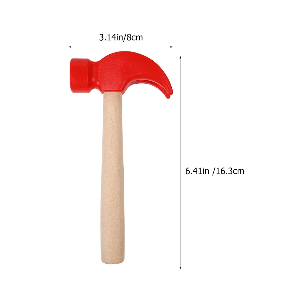 5 stks Houten Hamer Voor Kinderen Montessori Fijne Motoriek Peuter Bouw Speelgereedschap Simulatie Hout Raken Spel Educatief