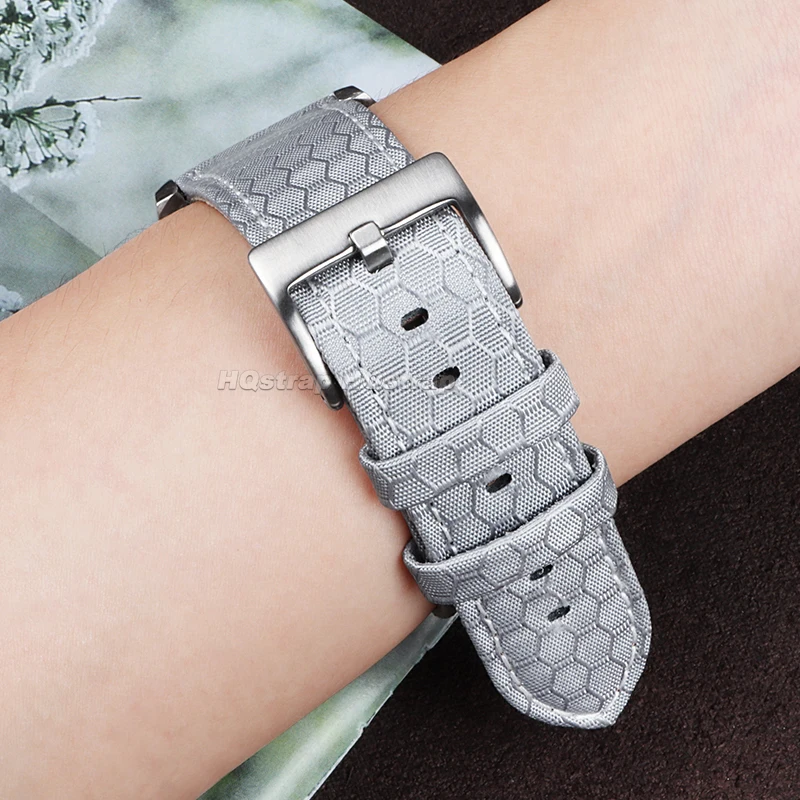 Винтажный нейлоновый кожаный ремешок 20 мм 22 мм, ремешок для часов Seiko для Omega, браслет, быстросъемный универсальный браслет для мужчин и женщин