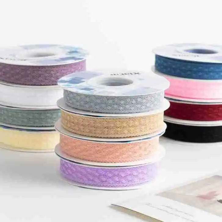

Polka Dot Lace Colorful New Lace Ribbon DIY Handmade Flower Gift Packaging Decorative Clothing Hats and Accessories