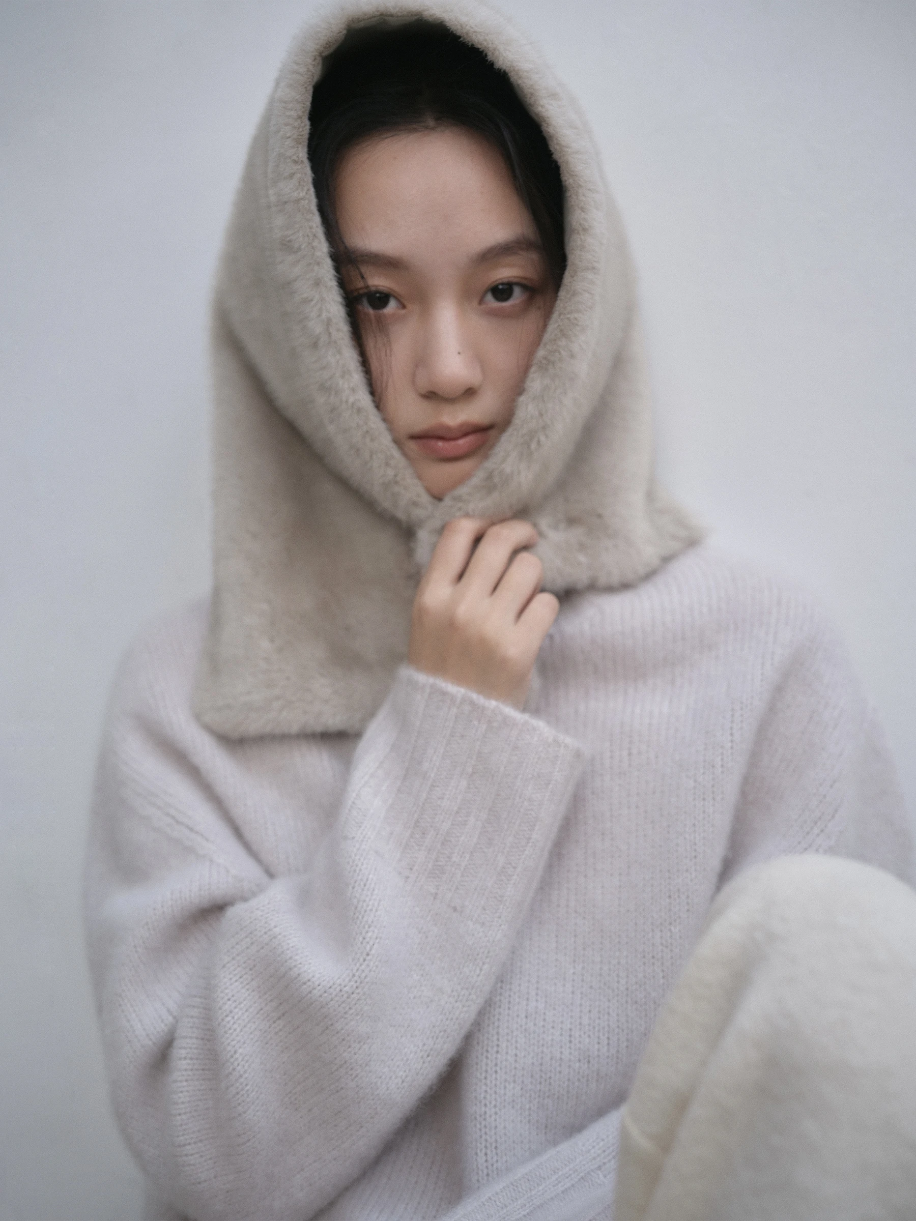 

Двусторонний шарф Commuse Memory из тонкого хлопка и замши для молодых женщин, для повседневной носки, зимний, модный